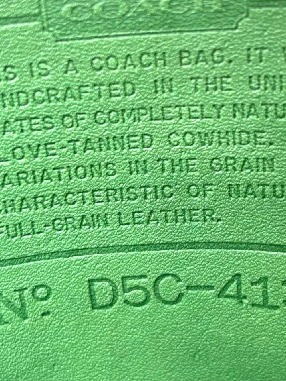 🚨BUY ON WHATNOT🚨 Pre-loved Vintage Coach Waverly Soho Tote In Leaf Green - Picture 7 of 7